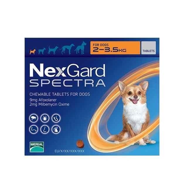 Nexgard Spectra Antipulgas y Garrapatas para Perro 1 Tableta, Salud, Merial, Mister Mascotas