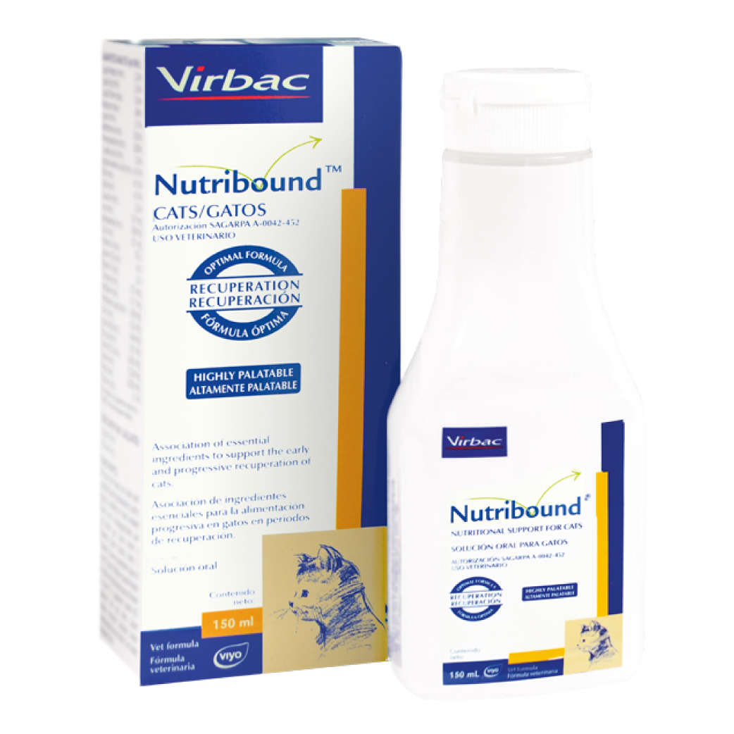 nutribound gatos para que sirve virbac 150 ml 