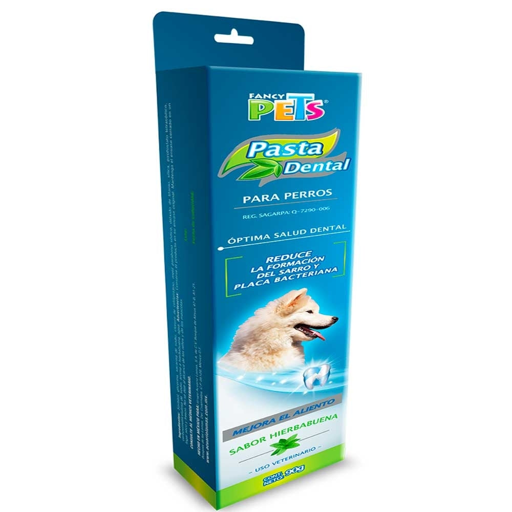 Pasta De Dientes Sabor Hierbabuena Para Perro Fancy Pets 90 g., Salud, Fancy Pets, Mister Mascotas