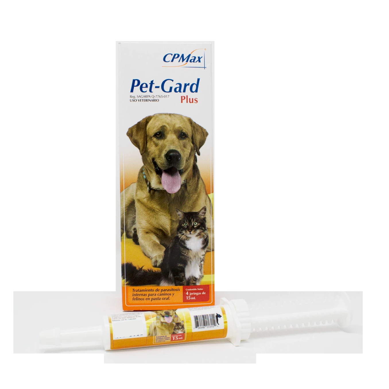 pet gard plus pasta 15 ml desparasitante para cachorro