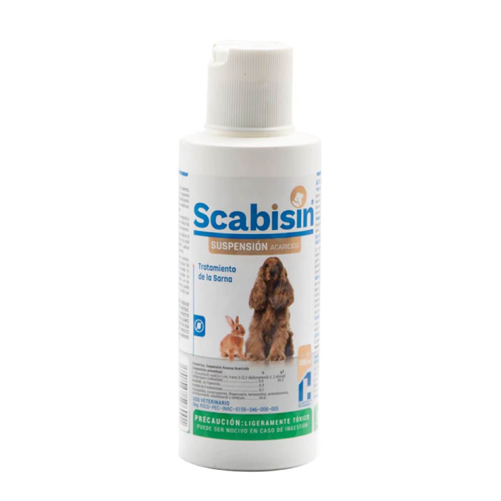 Scabisin Suspension Acaricida Tratamiento Sarna 100 Ml - Chinoin