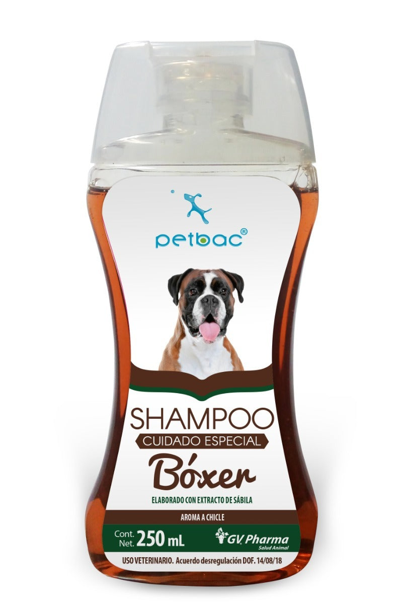 Shampoo para Boxer Petbac Cuidado Especial - 250 Ml, Estética, Petbac, Mister Mascotas