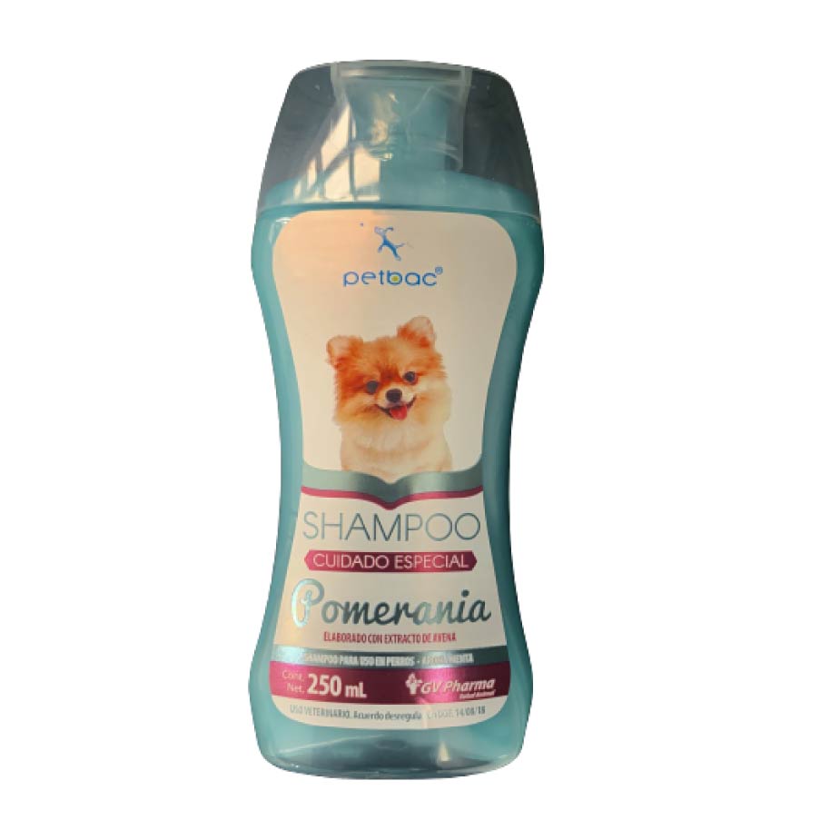 shampoo cuidado especial pomerania petbac 250 
