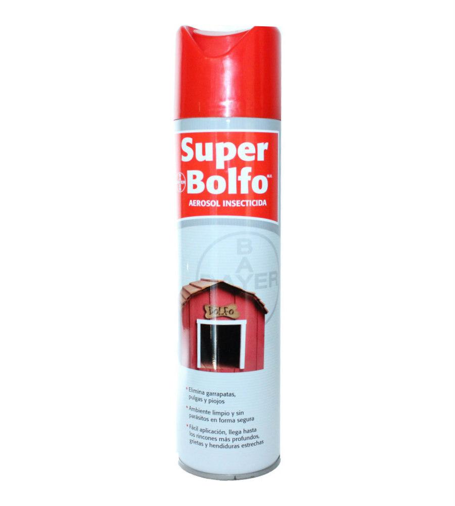 Bote Insecticida Para El Hogar Super Bolfo Reforzado Bayer 430 Ml, Salud, Bayer, Mister Mascotas